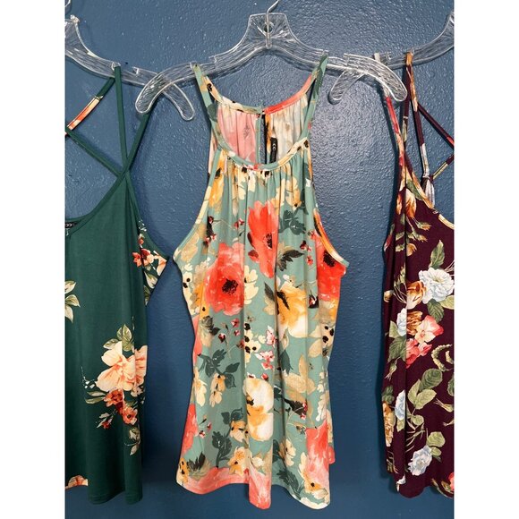 3 Papermoon Floral Camisole Tank Tops Bundle - Picture 4 of 9